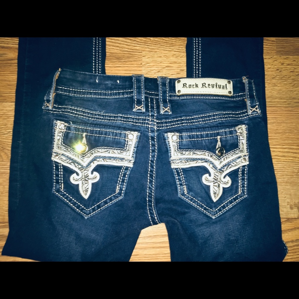 💥ROCK REVIVAL “BETTY CROP”!  SIZE 25💥